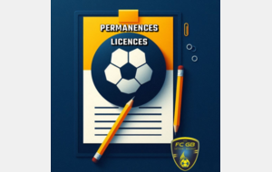 AG et Permanence de licences Saison 25/26